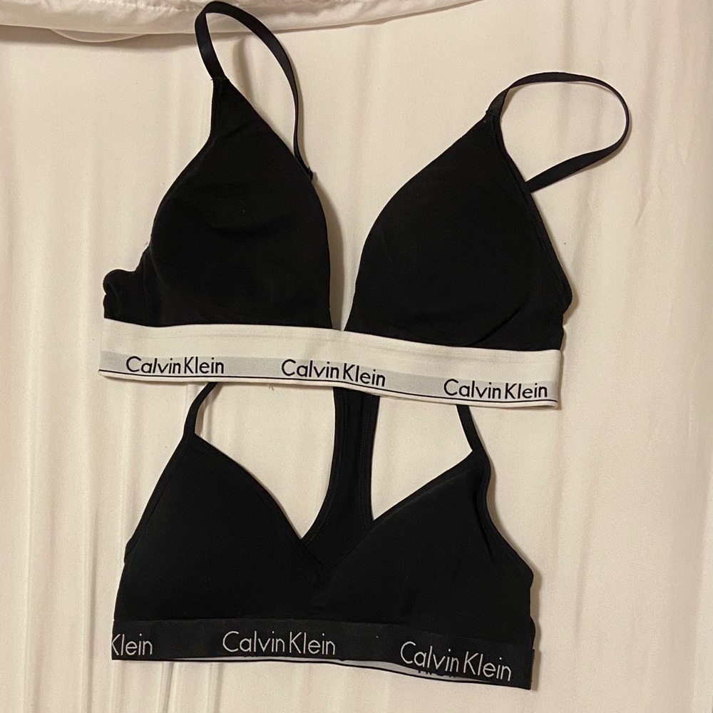 Calvin Klein set of Black bras